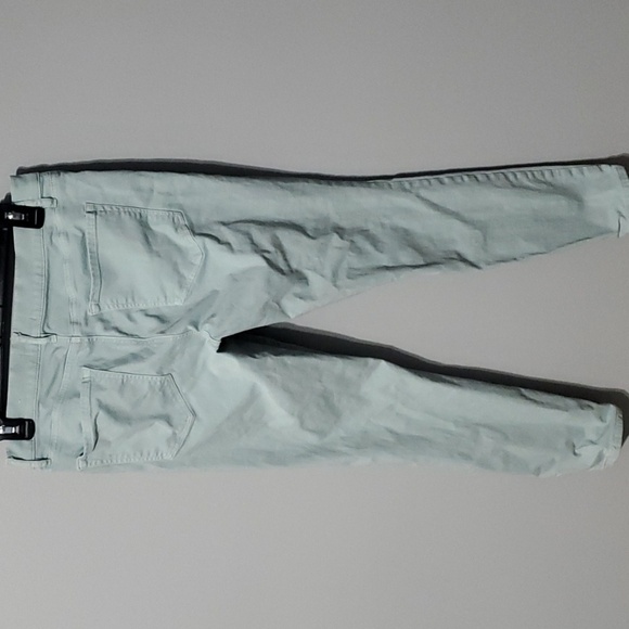 LOFT Pants Womens Size 6 Green Modern Skinny Thinner Fabric Flexible Comfy - Picture 4 of 5